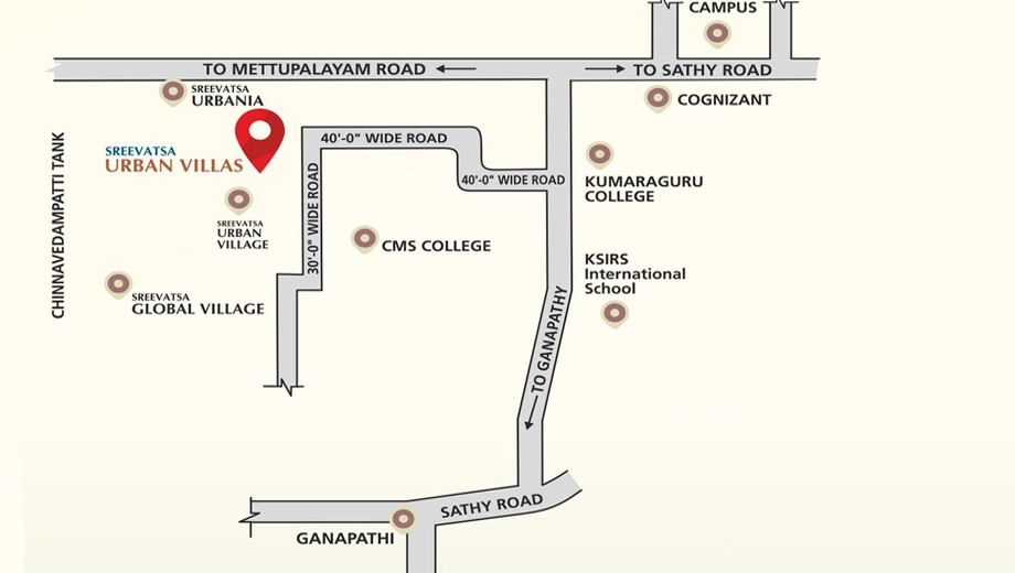Location of Sreevatsa Urban Villas - Image 396462