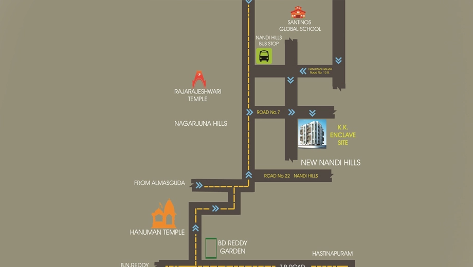 Location of K K Enclave - Image 396541