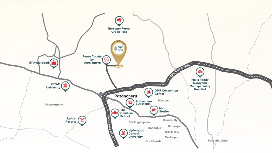 Location of Tattva Aspen - Image 396603