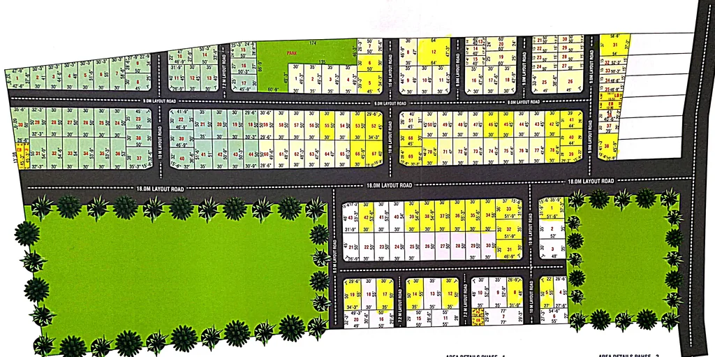 Master Plan of RR Tech Valley Phase 1 in Keeranatham, Coimbatore - Image 396534