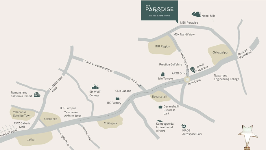 Location of MSK Paradise - Image 396633
