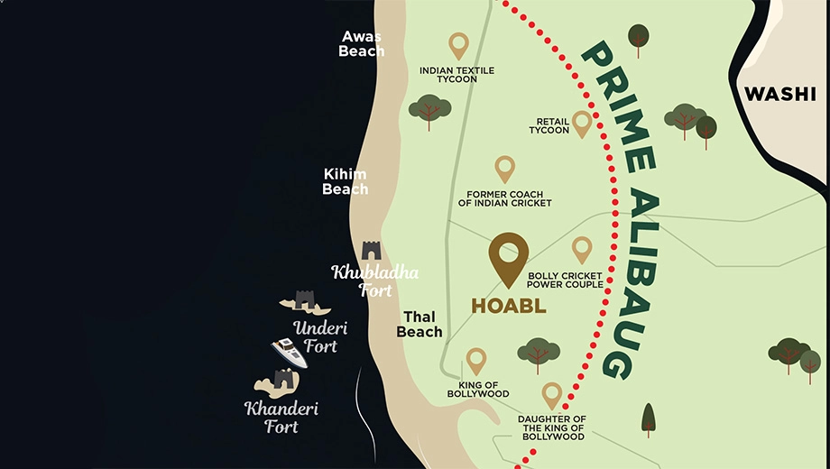 Location of Sol De Alibaug - Image 398421
