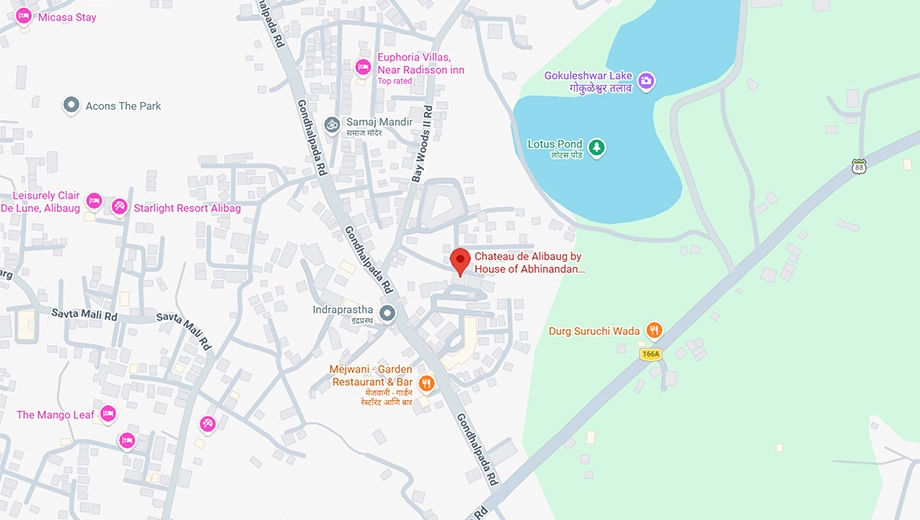 Location of Chateau De Alibaug - Image 398437