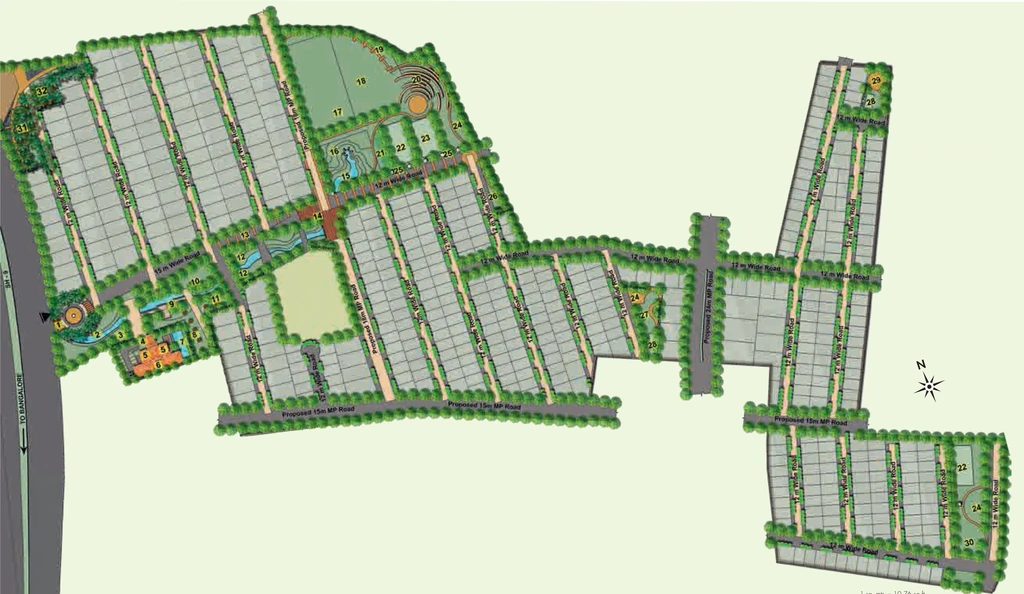 Master Plan of Bhagyalakshmi Golden Ira in Doddaballapur Road, Bangalore - Image 396865
