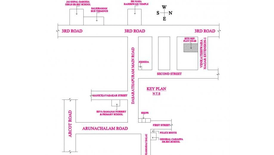 Location of Chennai Sriram Venus Enclave - Image 396907