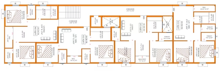 Floor Plan of Perfect Precise in Madipakkam, Chennai - Image 396918
