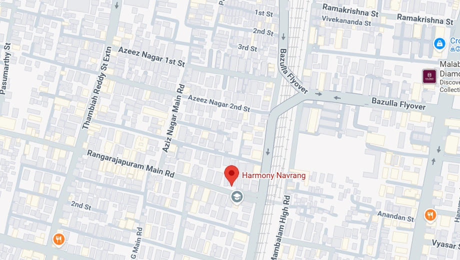 Location of Harmony Navrang in Kodambakkam, Chennai - Image 396990