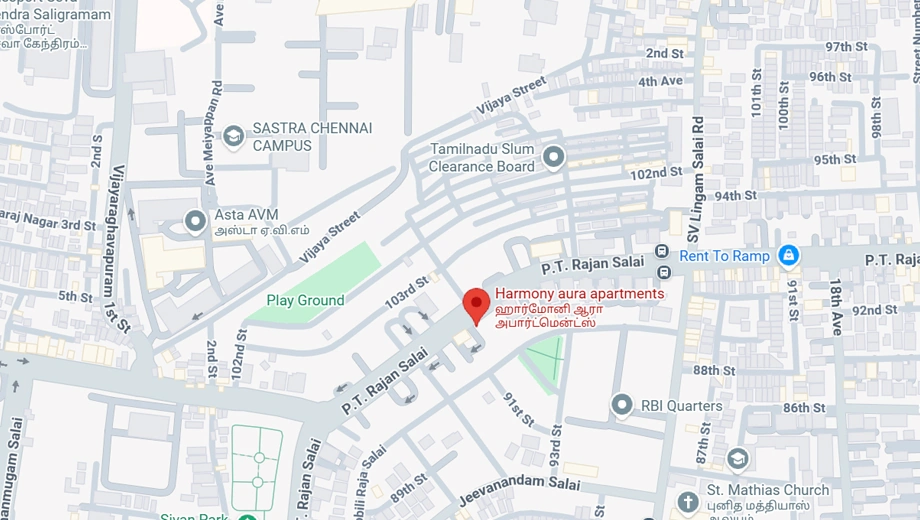 Location of Harmony Aura in KK Nagar, Chennai - Image 397161