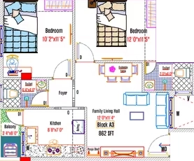 2 BHK Flat in Sri Ayyapaa Guhaas Golden Glades in Pallavaram, Chennai - Image 915453