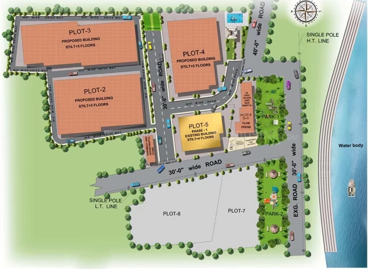 Master Plan of Sri Ayyapaa Guhaas Golden Glades in Pallavaram, Chennai - Image 397168
