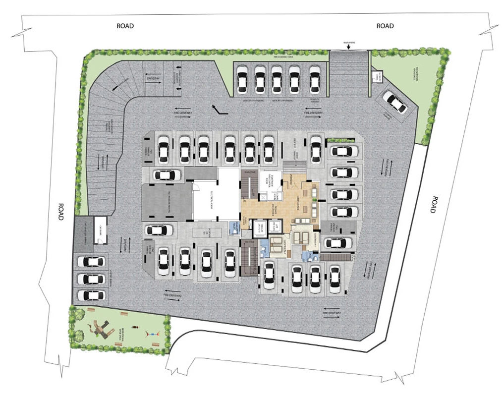 Master Plan of Veegaland Serene in Edappally, Kochi - Image 397572