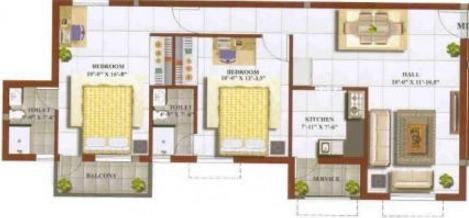 2 BHK Flat in Kaaviya Yuthika in Porur, Chennai - Image 915569