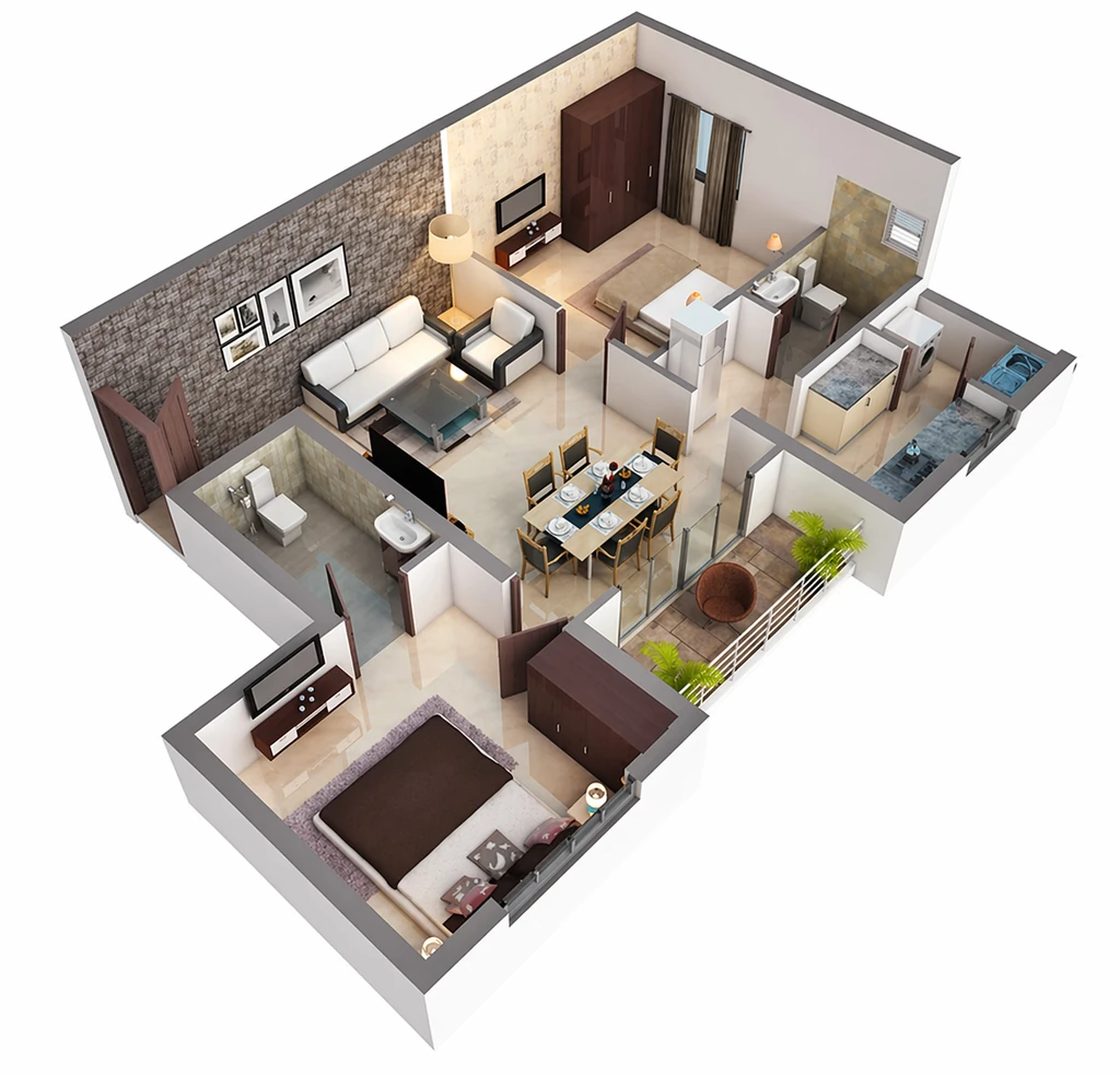 2 BHK Flat in Fomra Colours in Porur, Chennai - Image 915526