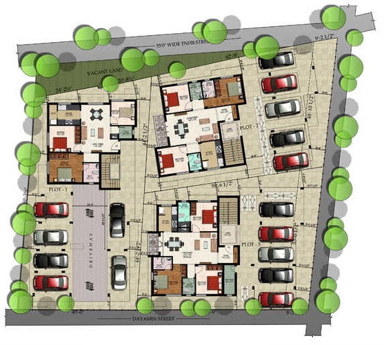 Master Plan of Green Lemon Grass in Porur, Chennai - Image 397360
