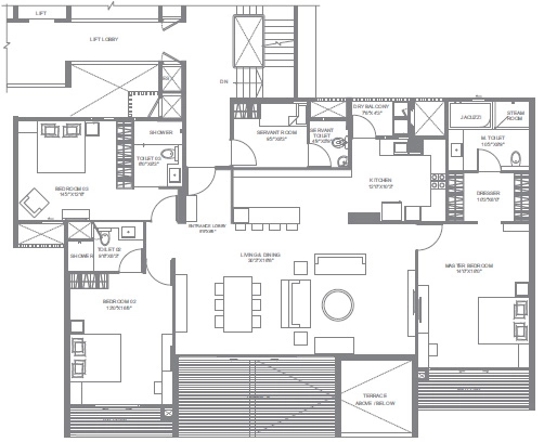 3.5 BHK Flat in Marvel Evora in Miramar, Goa - Image 915592