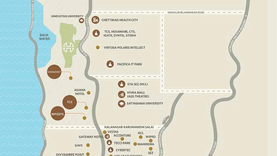 Location of House Hiranandani Bayview - Image 397371