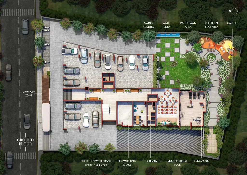 Master Plan of Swara Sky Park in Ambawadi, Ahmedabad - Image 397537