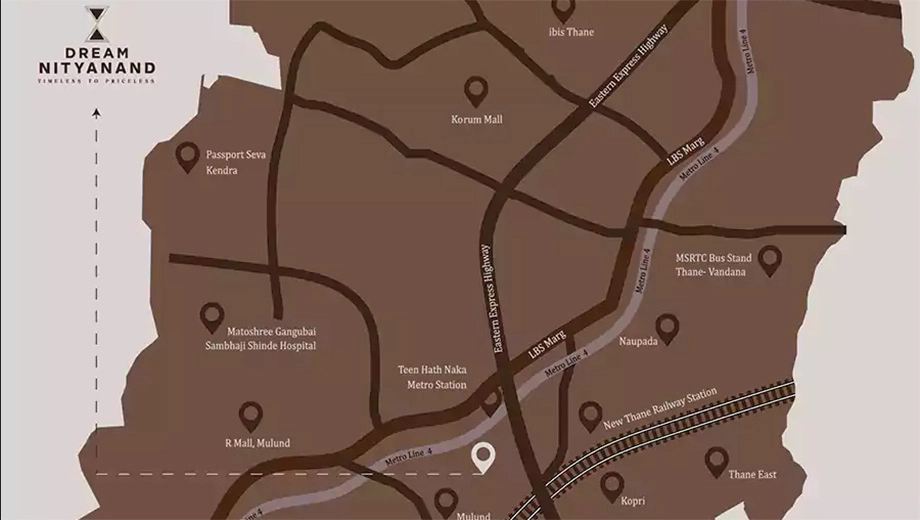 Location of Dream Nityanand Chsl - Image 397295