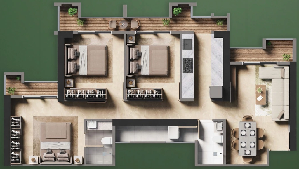 3 BHK Flat in Squarefeet Avatara The Forest Kingdom in Kasarvadavali, Thane - Image 915626