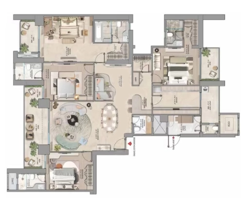 4 BHK Flat in Whiteland Westin Residences in Sector 103, Gurgaon - Image 915650