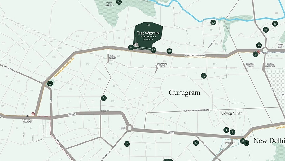 Location of Whiteland Westin Residences - Image 397585