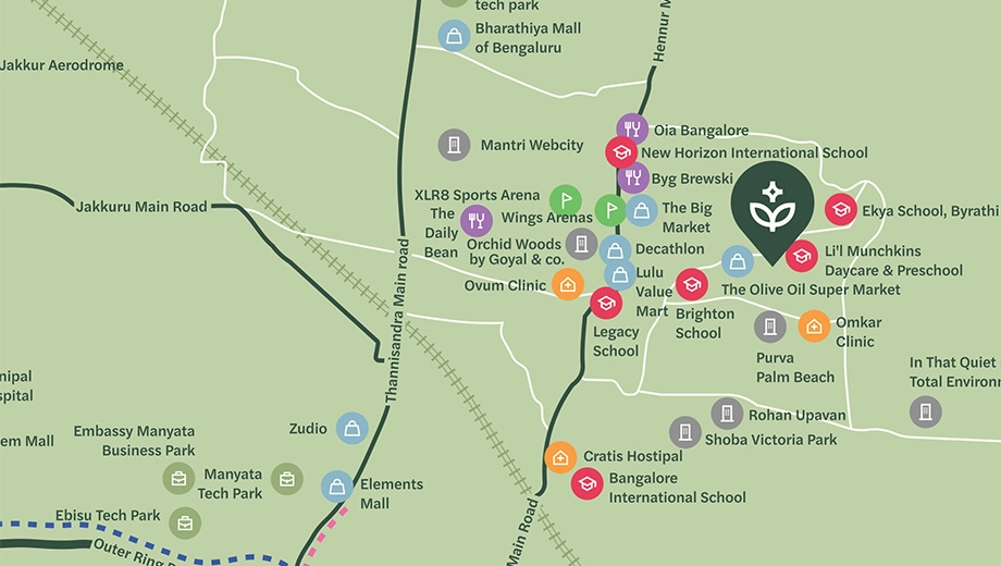 Location of Disha Harmony Gardens - Image 397287