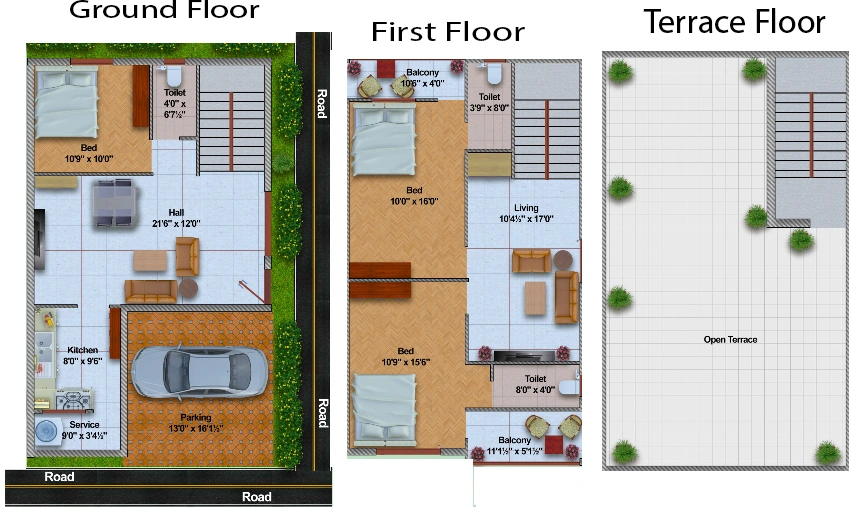 3 BHK House/Villa in V Square Vinoth Meadow View in Madipakkam, Chennai - Image 915468