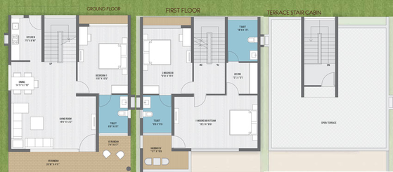 3 BHK Flat in Arvind Forreste in Kalol, Gandhinagar - Image 454825