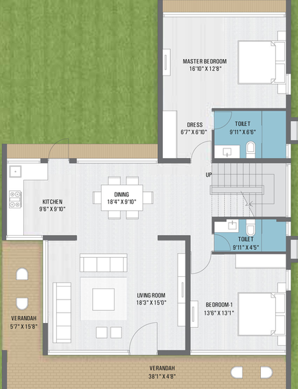 2 BHK Flat in Arvind Forreste in Kalol, Gandhinagar - Image 454824