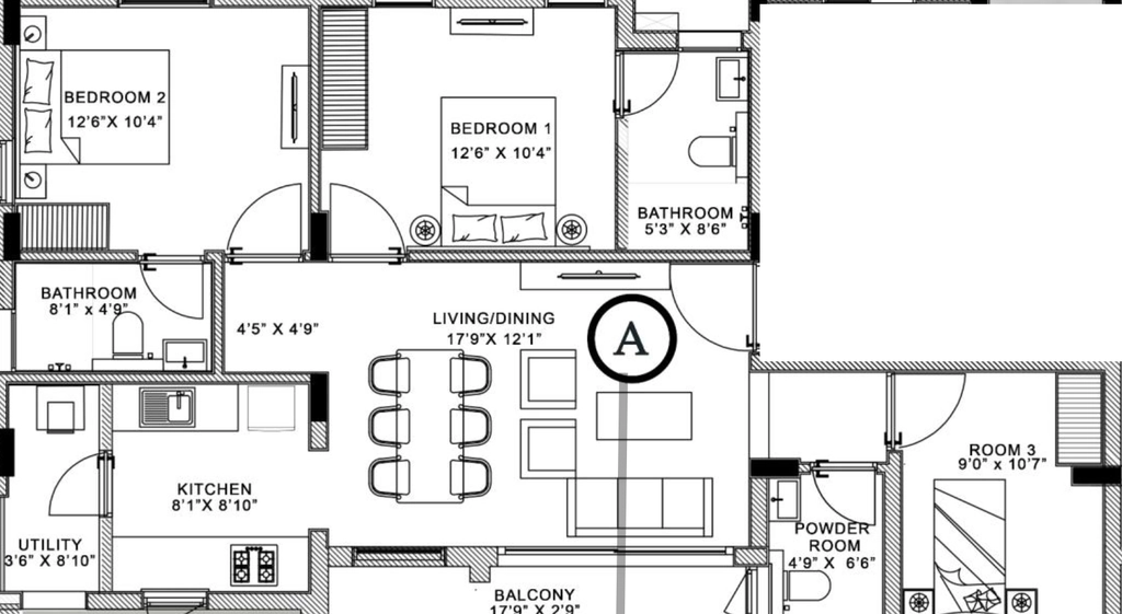 3 BHK Flat in Hansa Dwaraka in Choolaimedu, Chennai - Image 915493