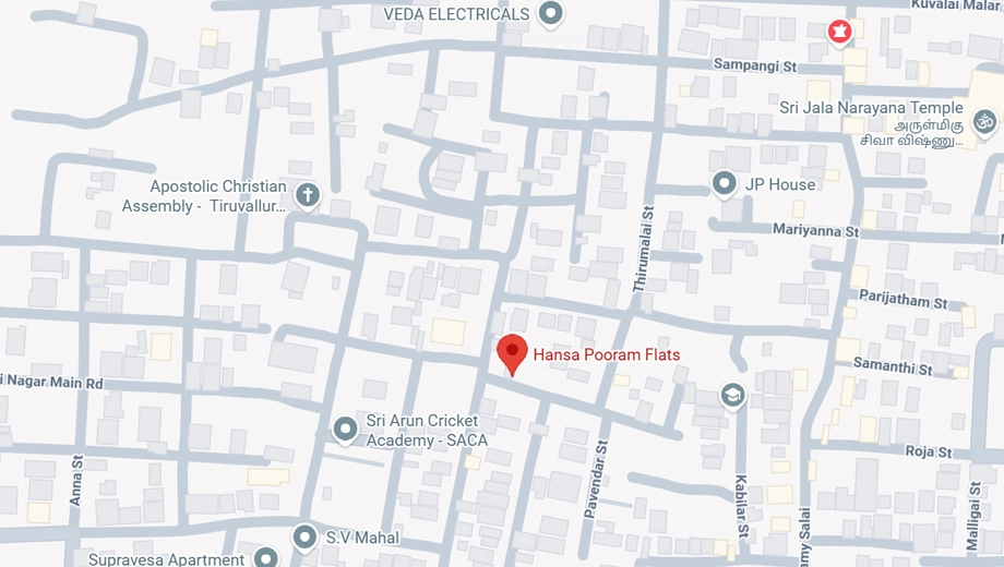 Location of Hansa Pooram in Tiruvallur, Chennai - Image 397267