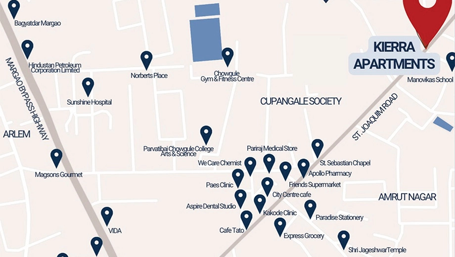 Location of Lomes Kierra Apartments - Image 397429