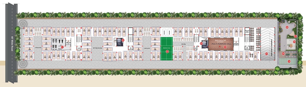 Master Plan of KVSS Tulasi Vanam in Medachal, Hyderabad - Image 397334