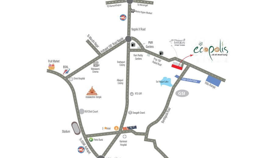 Location of Mahanagar Ecopolis - Image 397489