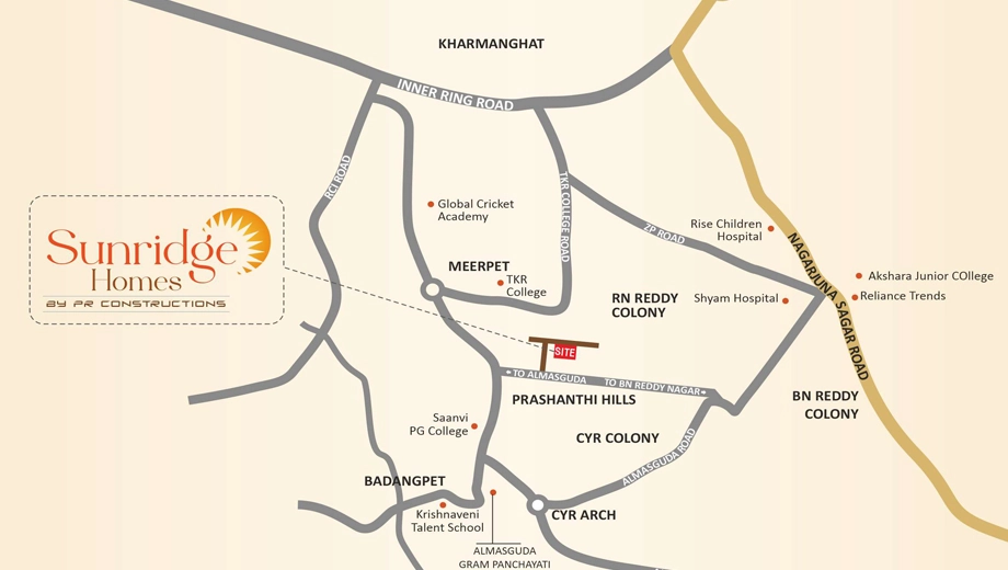 Location of PR Sunridge Homes - Image 397353