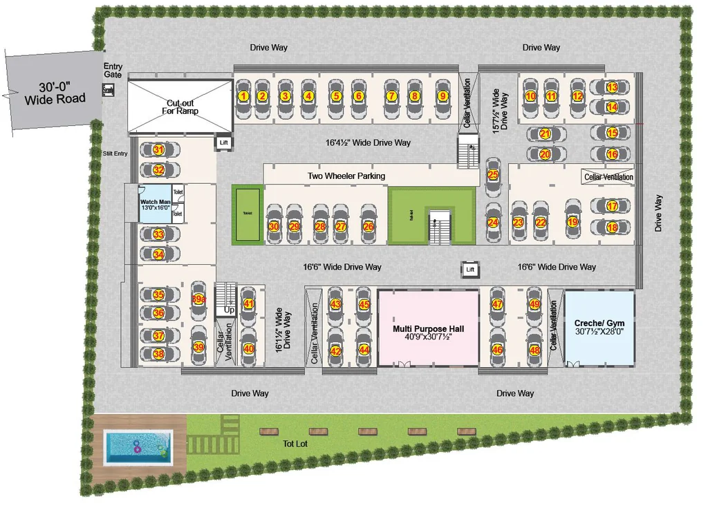 Master Plan of Vuppala Sai Sannidhi 2 in Meerpet, Hyderabad - Image 397420