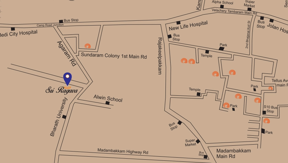 Location of Sunlight Sri Ragava - Image 397306