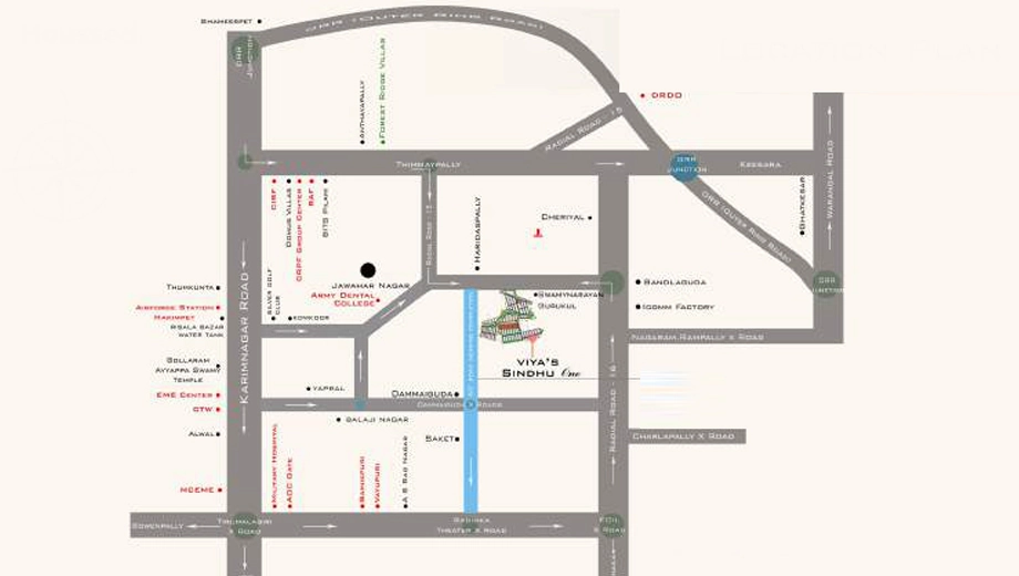 Location of Viyas Sindhu One - Image 397382