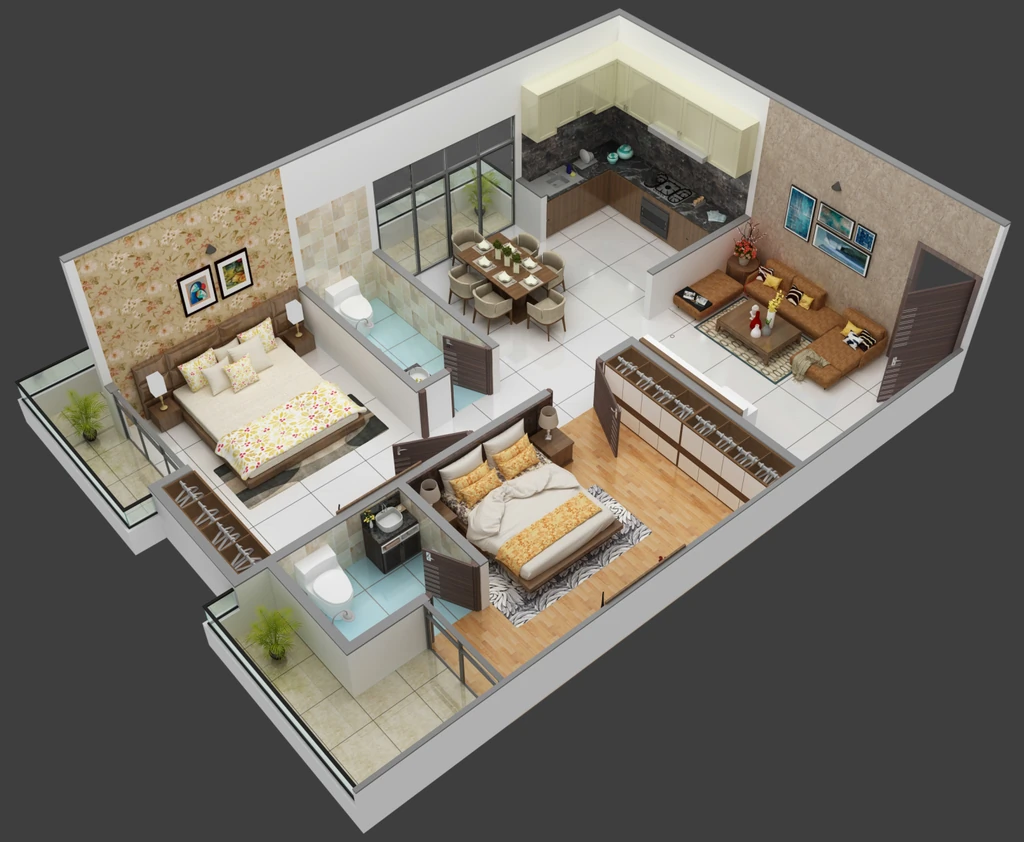 2 BHK Flat in Vibhash Ram Brahma Encalve in Kanauji Kachuara, Patna - Image 916079