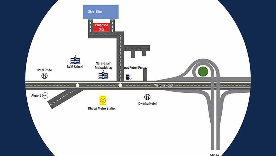 Location of Commercial Atharva Sapphire - Image 397755