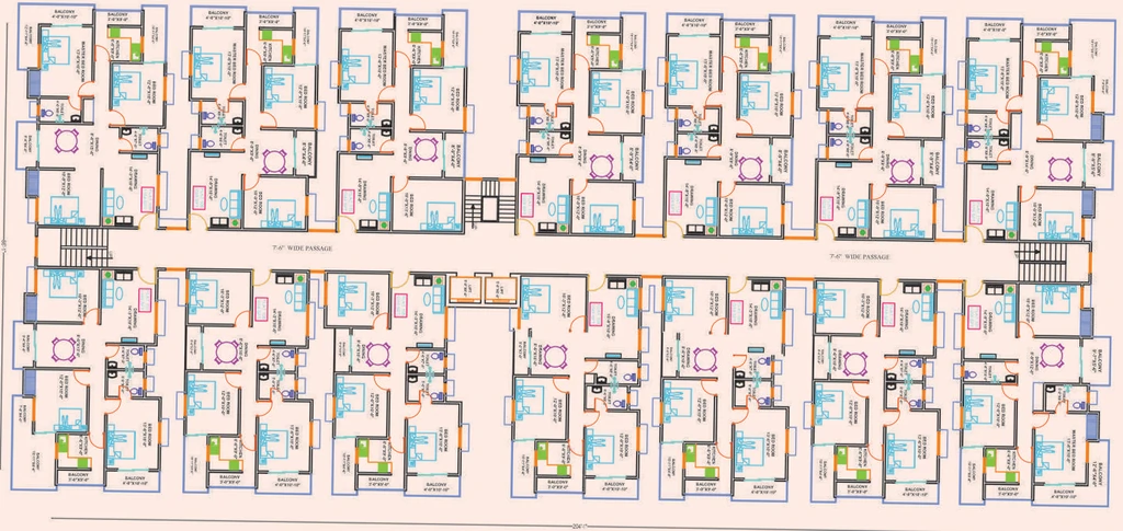 Floor Plan of Winsome Rajeshwar Enclave in Jaganpura, Patna - Image 398510