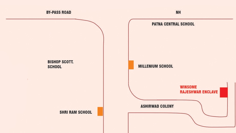 Location of Winsome Rajeshwar Enclave - Image 398507