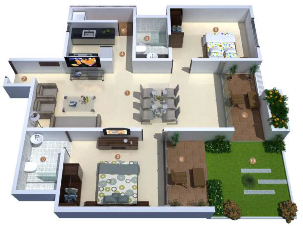 2 BHK Flat in Samruddhi Rhythm in Visthar, Bangalore - Image 915657