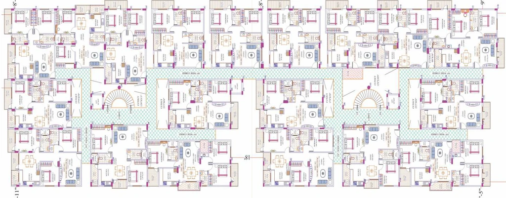 Floor Plan of SLV Gardenia in Yelahanka, Bangalore - Image 397608