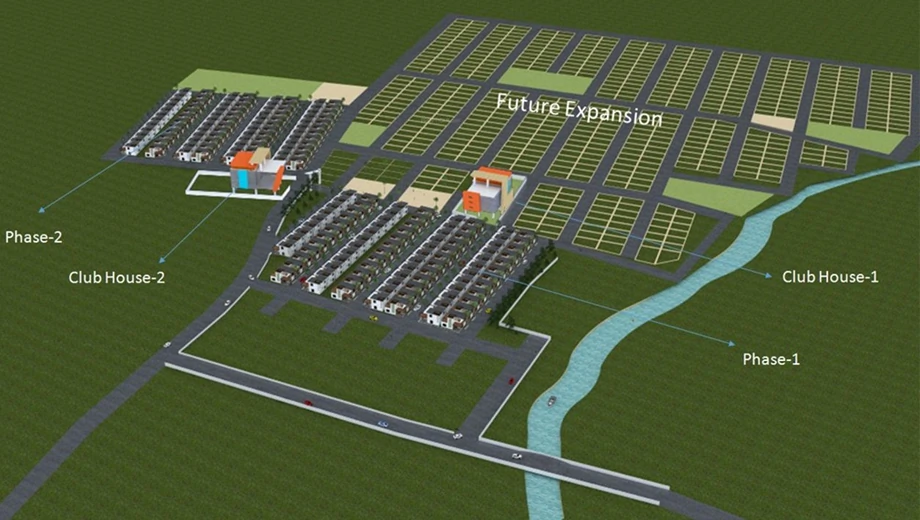 Master Plan of Jupiter Commanders Purple Paradise in Nandi Hills, Bangalore - Image 397659