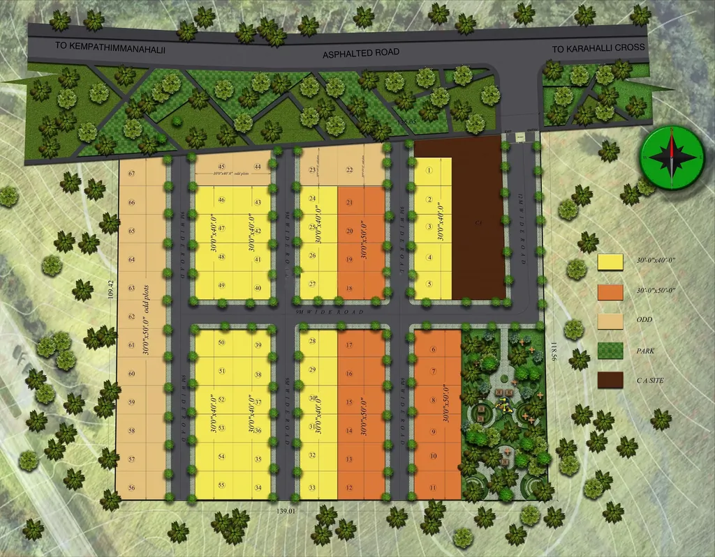 Master Plan of Samruddhi Song Of Winds in Nandi Hills, Bangalore - Image 397731