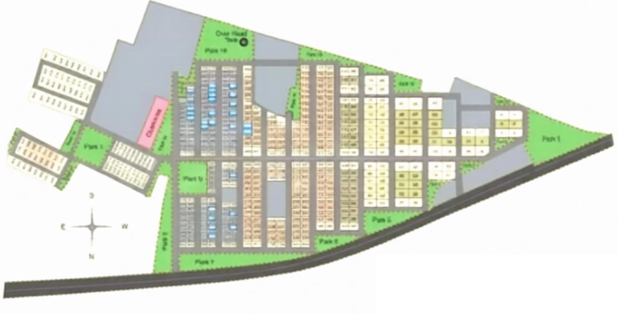 Master Plan of Rashi Splendour in Doddaballapur Road, Bangalore - Image 397814
