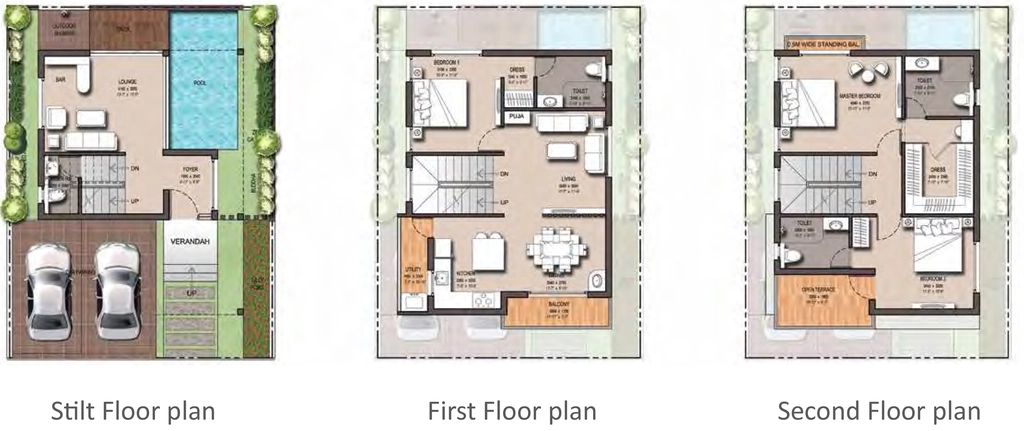 3 BHK House/Villa in Artha Zen in Bannerghatta, Bangalore - Image 915741