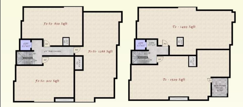 Floor Plan of AK Vivianite in Pammal, Chennai - Image 397856