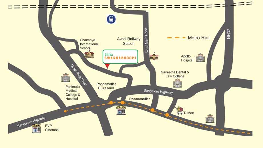 Location of Isha Swarnabhoomi - Image 397901